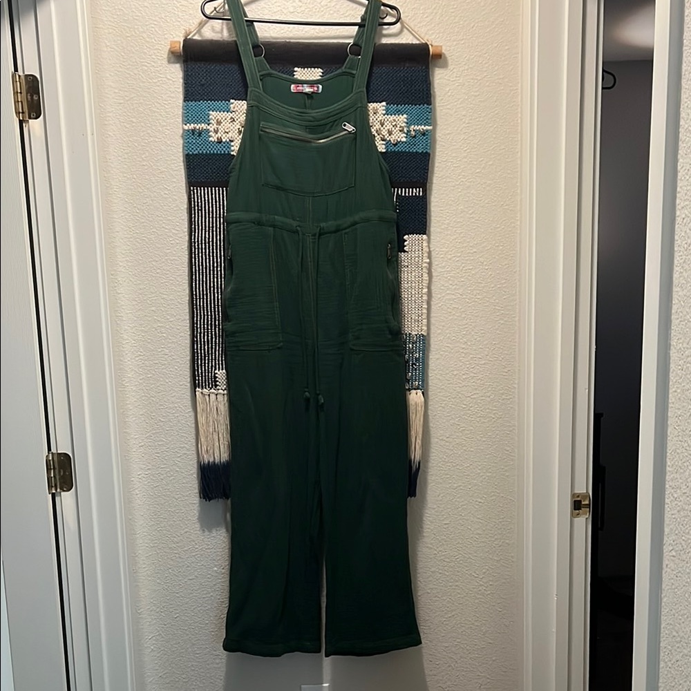 Green jumpsuit